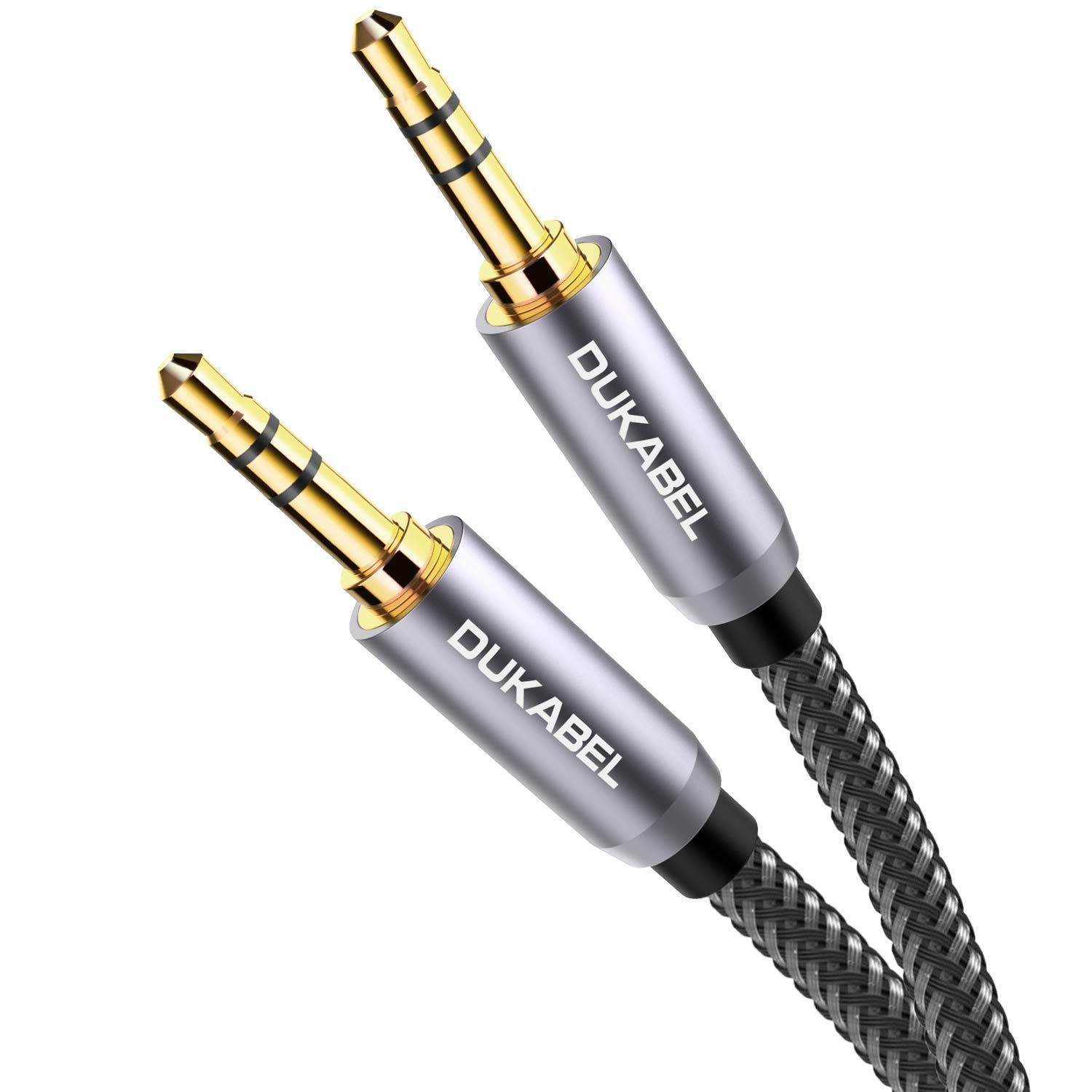 Top Series 3.5Mm AUX Cable Lossless Audio Gold-Plated Auxiliary Audio Cable Nylon Braided Male to Male Stereo Audio AUX Cord Car Headphones Phones Speakers Home Stereos (4 Feet /1.2 Meters)