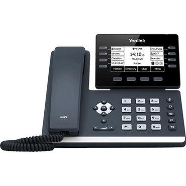 Yealink SIP-T53 IP Phone - Corded - Corded - Wall Mountable, Desktop - Classic Gray