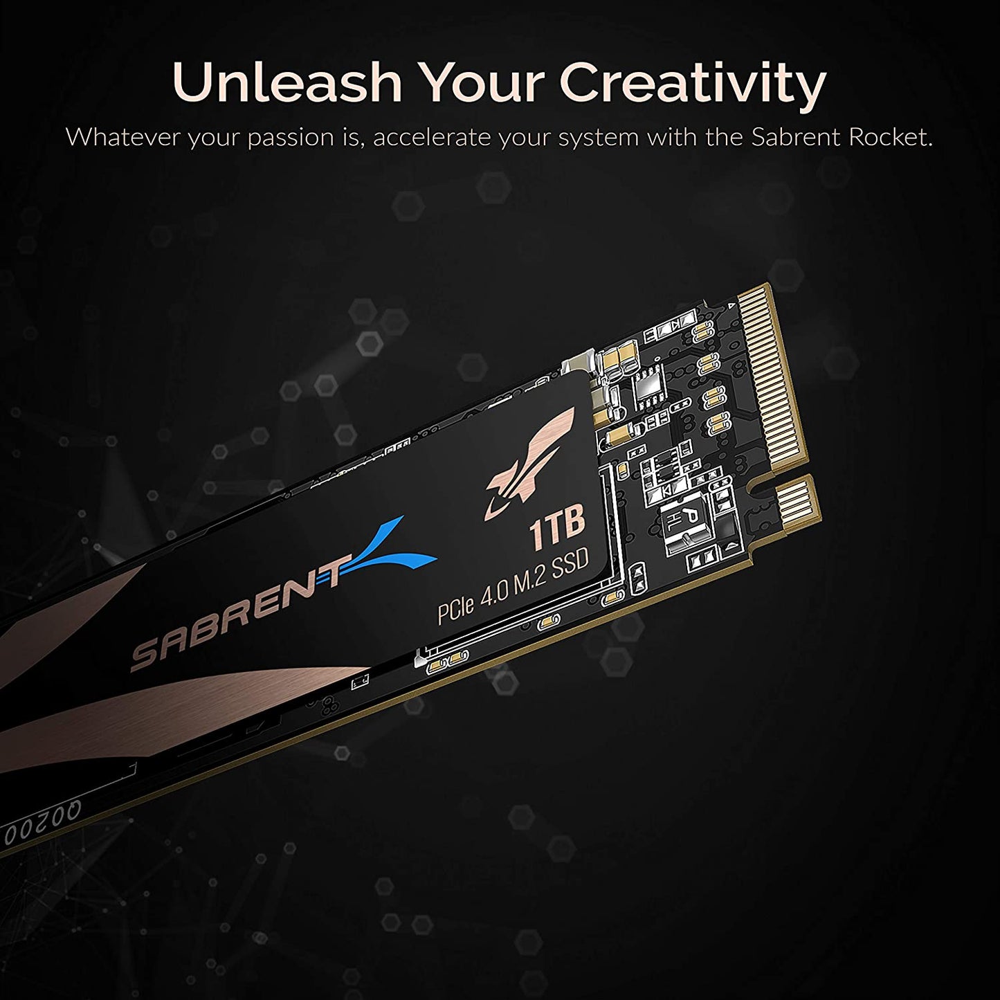 1TB Rocket Nvme Pcie 4.0 M.2 2280 Internal SSD Maximum Performance Solid State Drive (Latest Version) (Sb-Rocket-Nvme4-1Tb).