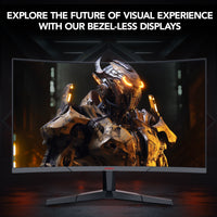 27 Inch Curved Gaming Monitor, 165Hz FHD Computer Monitors, 100% Srgb,Adaptive Sync,27E6C