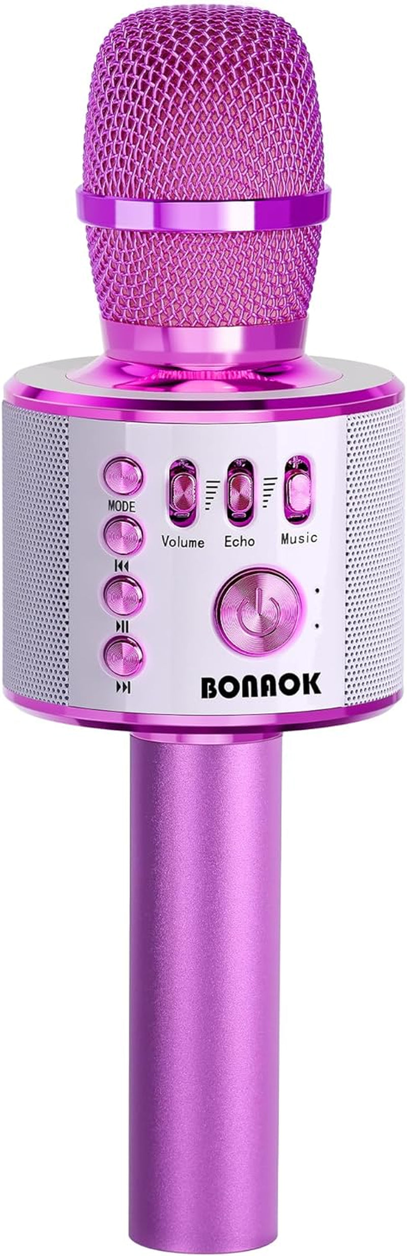 Wireless Bluetooth Karaoke Microphone, 3-In-1 Portable Handheld Mic Speaker Machine for All Smartphones, Gifts to Girls Boys Kids Adults All Age Q37(Black Gold)