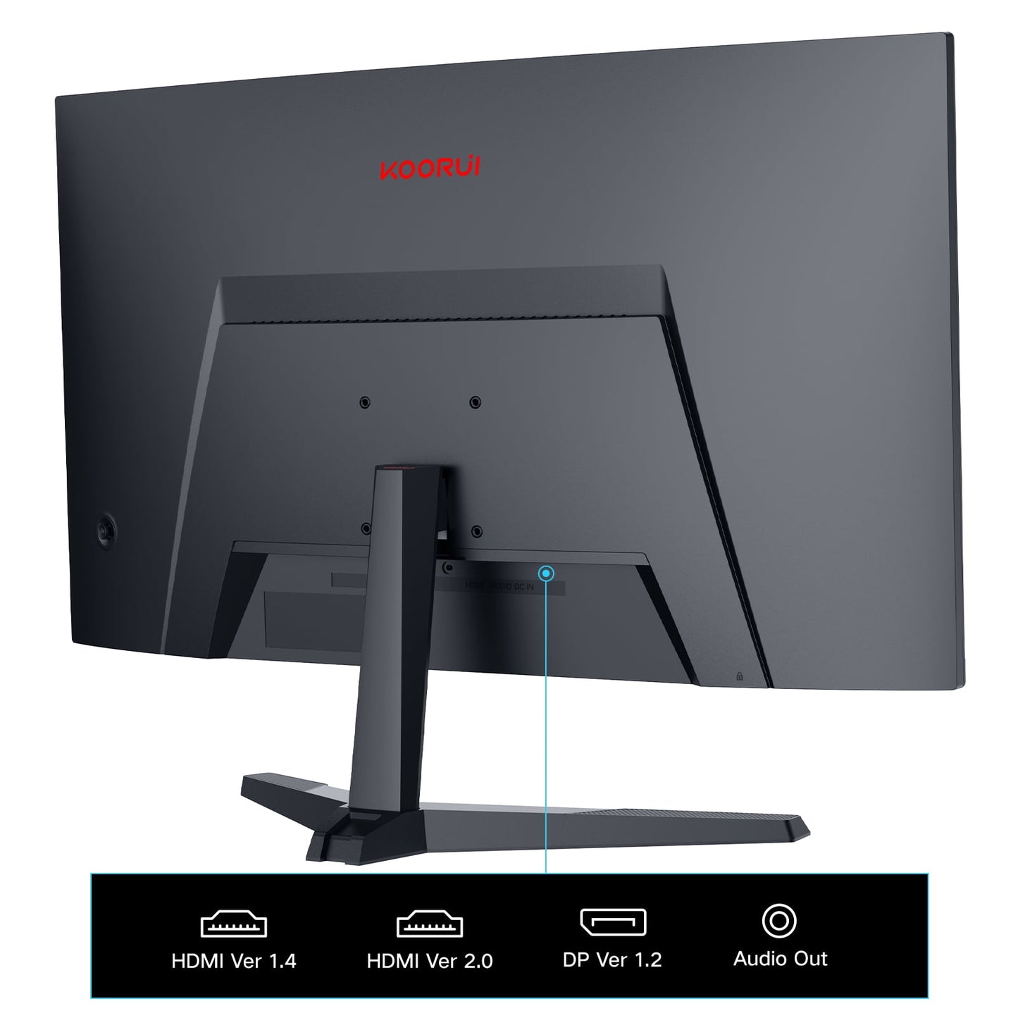 24 Inch 165Hz Curved Gaming Monitor,Fhd 1080P 90% DCI-P3 Computer Monitor,Adaptive Sync,24E6C