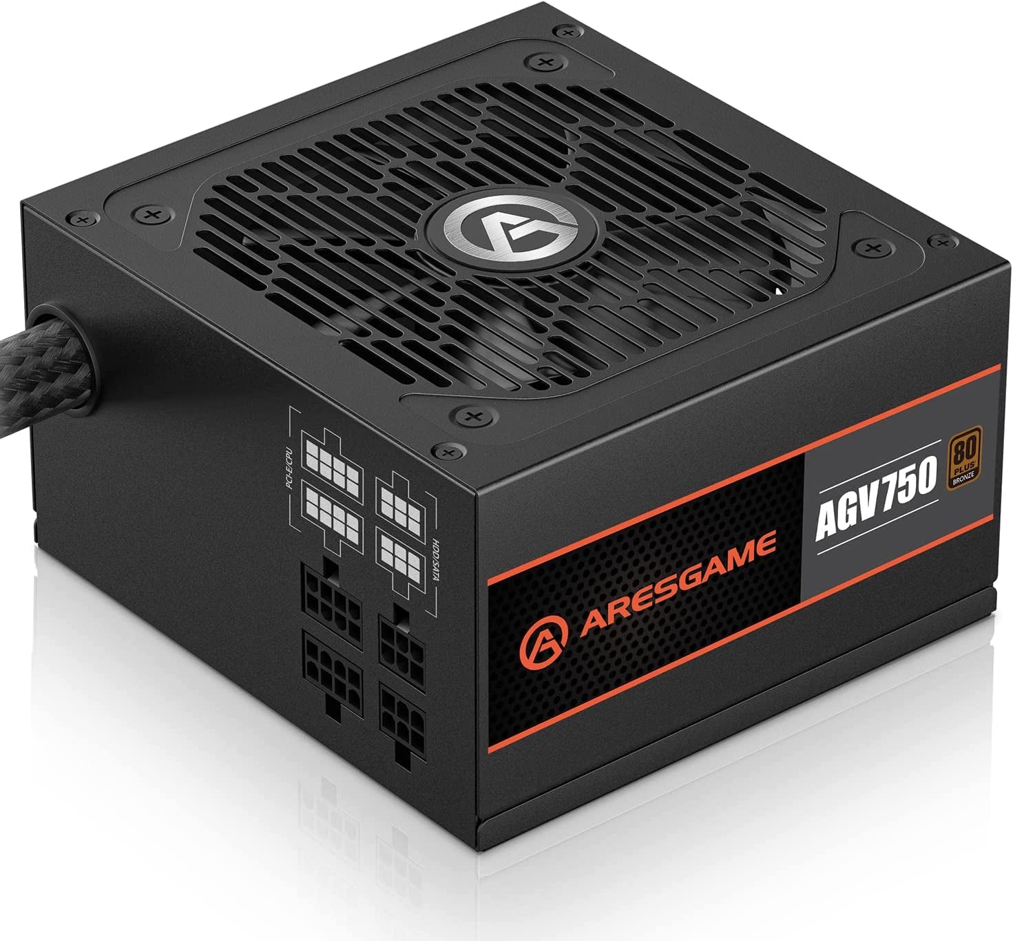 Power Supply 750W 80 plus Bronze Certified Semi Modular PSU (, AGV750)