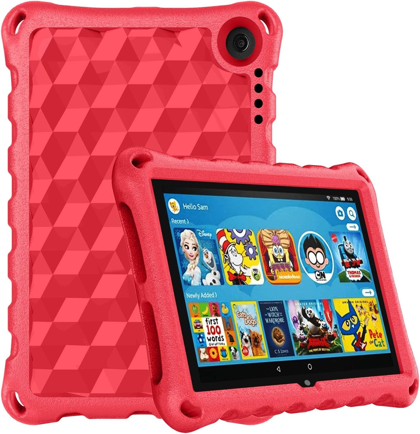 Fire HD 8 Tablet Case,Kindle Fire 8 Case,(12Th/10Th Generation,2022/2020 Release), Kid-Proof Case for Amazon Fire HD 8 plus Tablet, Blue