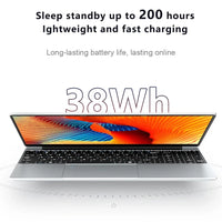 Yepbook 15.6In Laptop,8Gb RAM, 512GB SSD, Intel Celeron N5095, Cooling System,Fingerprint,38000Mwh Battery,Windows 11 Pro Laptops Computers,