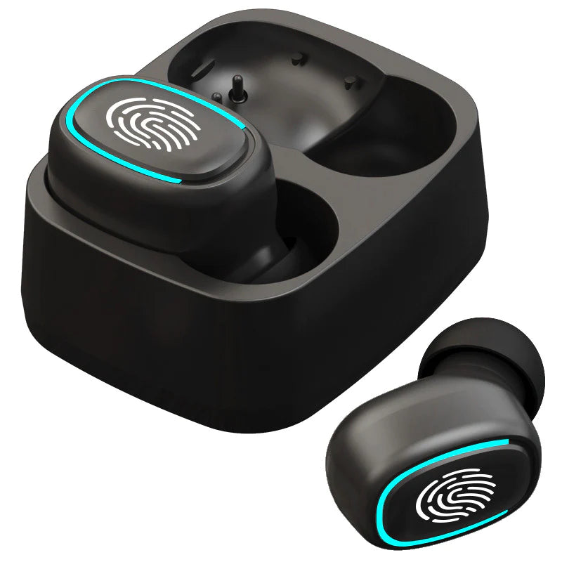 Wireless Bluetooth Headset Touch Light Mini High Quality Earplugs Anti-Sweat HD Sound Quality Stereo Universal Headset