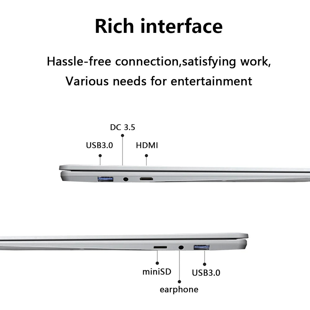 Yepbook 15.6In Laptop,8Gb RAM, 512GB SSD, Intel Celeron N5095, Cooling System,Fingerprint,38000Mwh Battery,Windows 11 Pro Laptops Computers,