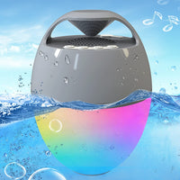 Portable Bluetooth Speaker with Colorful Lights, Floating Pool Speaker IP67 Waterproof Speaker,Louder Volume,Mic,82Ft Wireless Range Hot Tub Speaker for Outdoor Pool Home Party Travel.