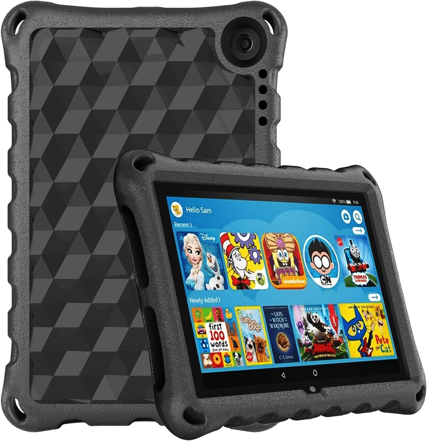 Fire HD 8 Tablet Case,Kindle Fire 8 Case,(12Th/10Th Generation,2022/2020 Release), Kid-Proof Case for Amazon Fire HD 8 plus Tablet, Blue