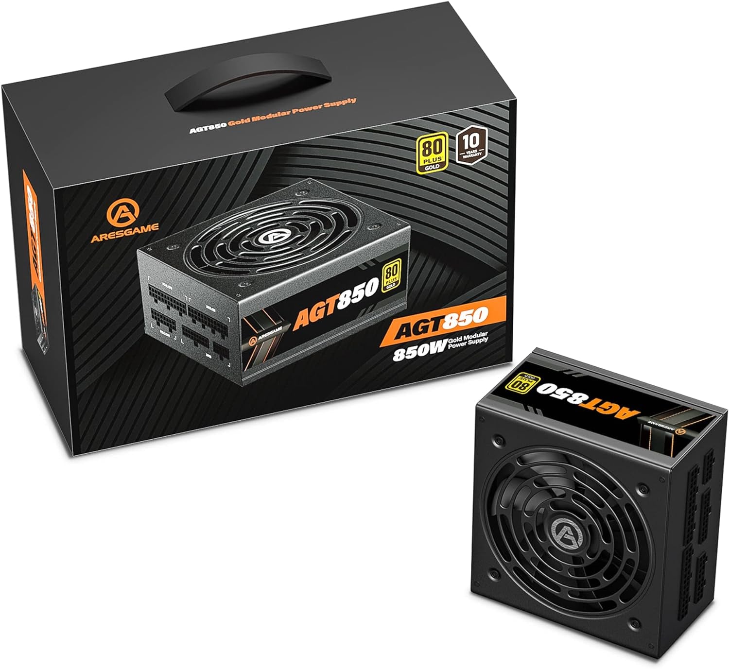 Power Supply 750W 80 plus Bronze Certified Semi Modular PSU (, AGV750)