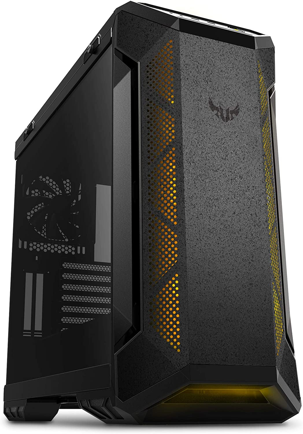 TUF Gaming GT501 Mid-Tower Computer Case for up to EATX Motherboards with USB 3.0 Front Panel Cases GT501/GRY/WITH Handle