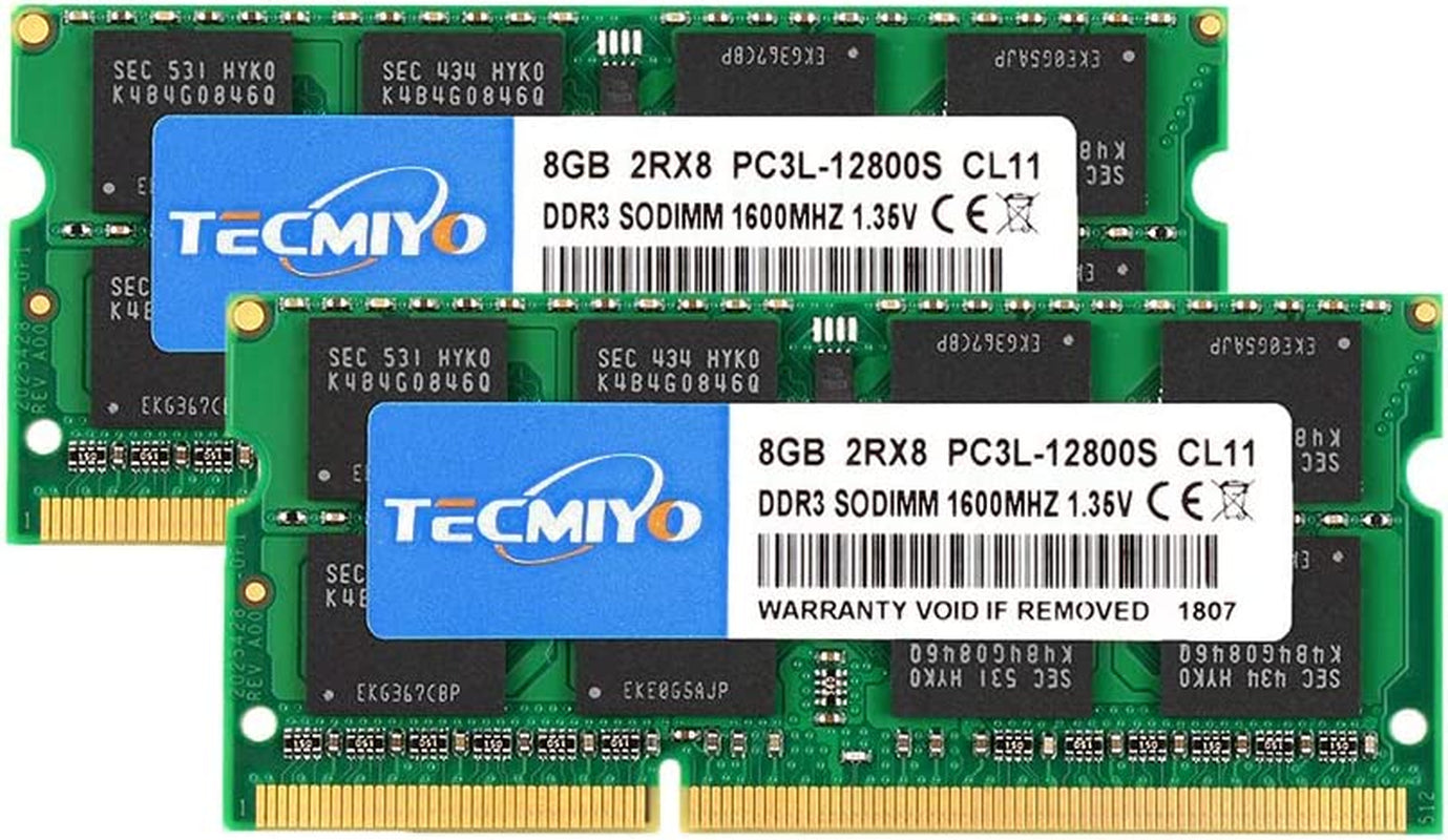 8GB Kit (2X4Gb) DDR3 1066Mhz PC3-8500 PC3-8500S Non ECC Unbuffered 1.5V CL7 2RX8 Dual Rank 204 Pin SODIMM Laptop Notebook Computer Memory Ram