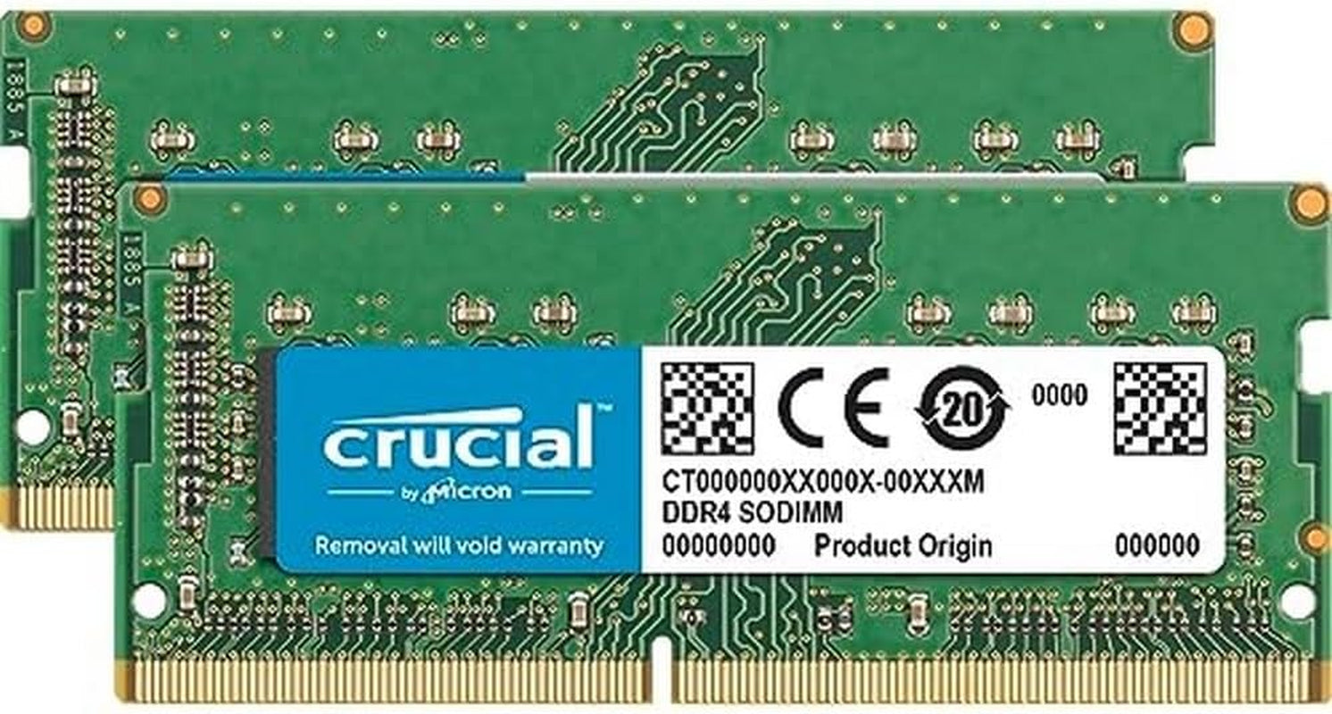 RAM 32GB Kit (2X16Gb) DDR4 3200Mhz CL22 (Or 2933Mhz or 2666Mhz) Laptop Memory CT2K16G4SFRA32A