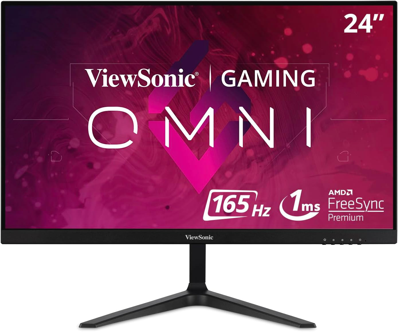 OMNI VX2718-P-MHD 27 Inch 1080P 1Ms 165Hz Gaming Monitor with Adaptive Sync, Eye Care, HDMI and Displayport, Black