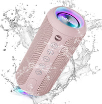 Portable Bluetooth Speaker, IPX7 Waterproof Wireless Speaker with 24W Loud Stereo Sound, Outdoor Speakers with Bluetooth 5.0, 30H Playtime,66Ft Bluetooth Range,Tws Pairing for Home