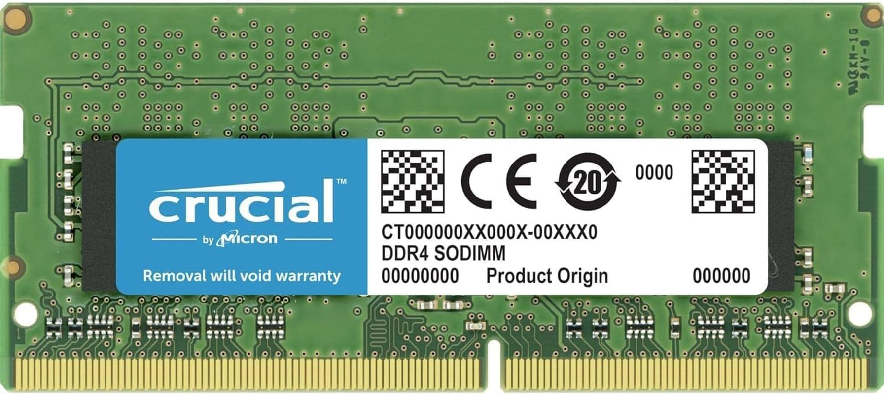 RAM 32GB Kit (2X16Gb) DDR4 3200Mhz CL22 (Or 2933Mhz or 2666Mhz) Laptop Memory CT2K16G4SFRA32A