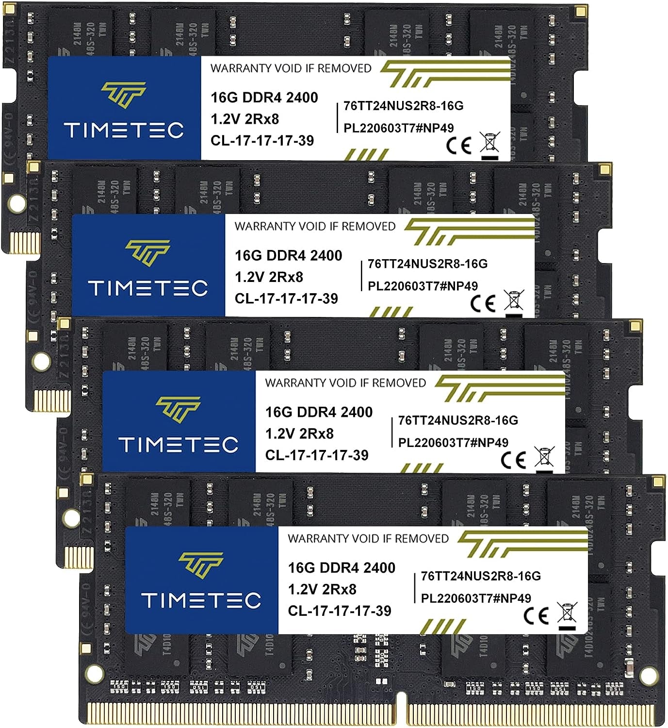 16GB DDR4 2400Mhz PC4-19200 Non-Ecc Unbuffered 1.2V CL17 2Rx8 Dual Rank 260 Pin SODIMM Laptop Notebook PC Computer Memory RAM Module Upgrade (16GB)