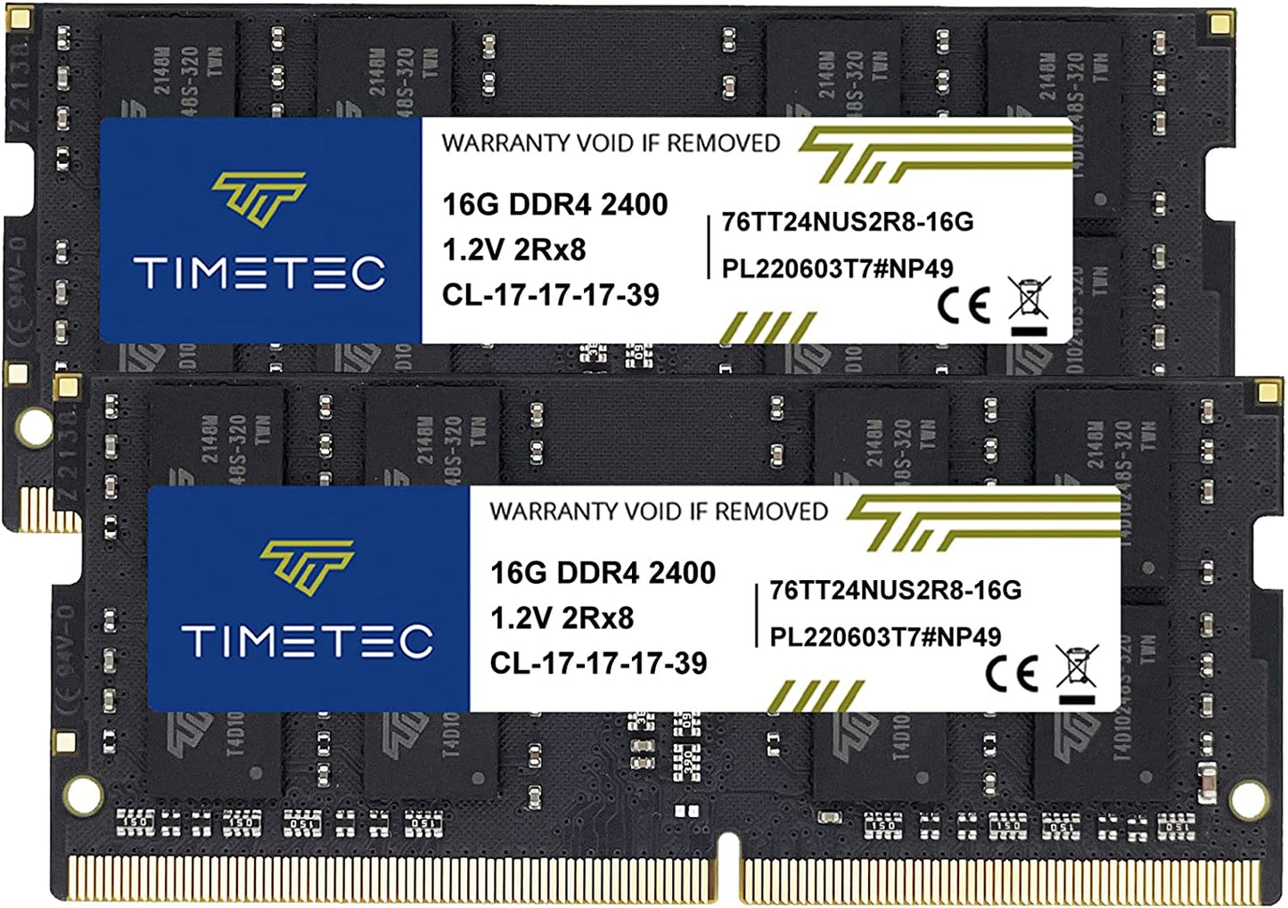 16GB DDR4 2400Mhz PC4-19200 Non-Ecc Unbuffered 1.2V CL17 2Rx8 Dual Rank 260 Pin SODIMM Laptop Notebook PC Computer Memory RAM Module Upgrade (16GB)