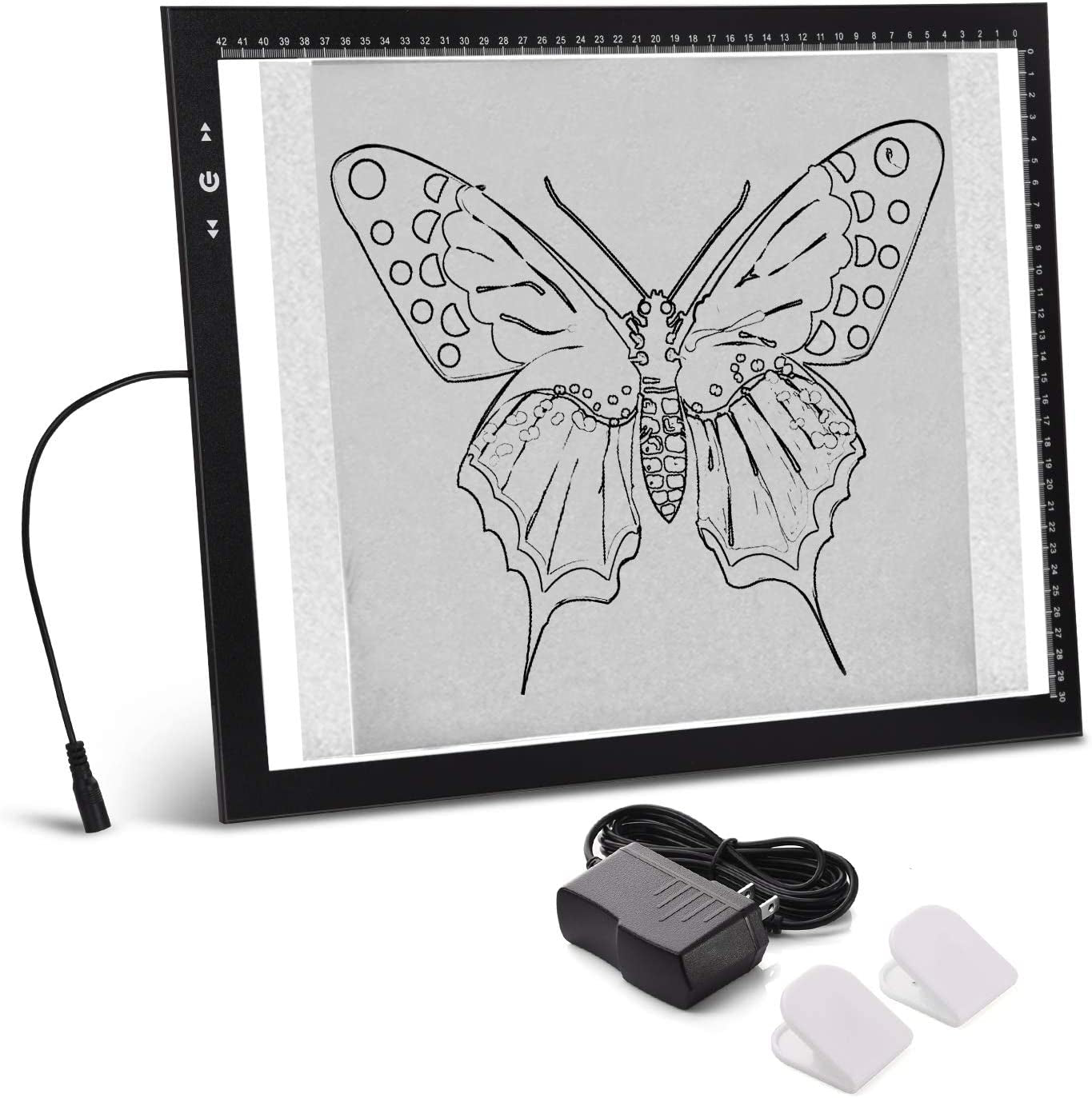 B4/A3S Artist Tracing Light Box Copy Table,Usb Power Dimmerable 6000 Lux Lock Button Artcraft Light Pad for Tatto Drawing, Sketching, Animation,Diamond Painting