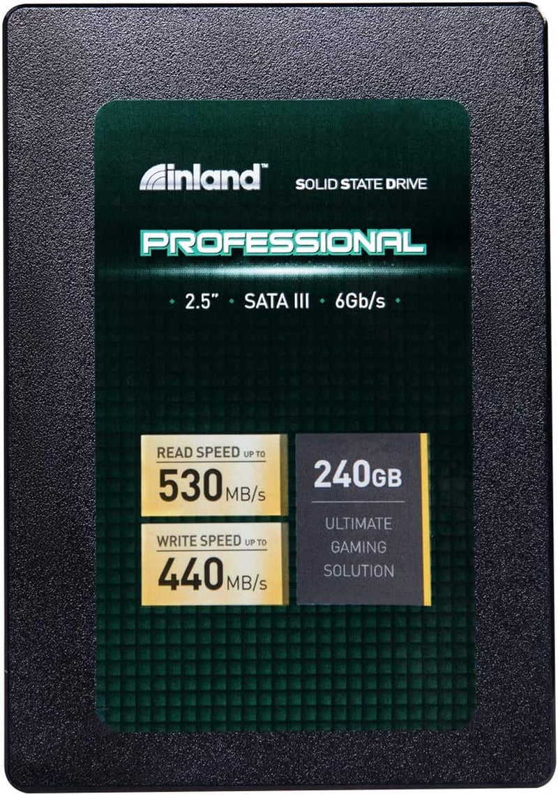 Professional 120GB SSD 3D NAND SATA III 6Gb/S 2.5" 7Mm Internal Solid State Drive (120GB)