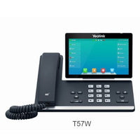 Yealink SIP-T57W IP Phone - Corded - Corded/Cordless - Bluetooth, Wi-Fi - Wall Mountable, Desktop - Classic Gray