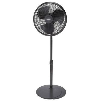 16" Pedestal Fan Black