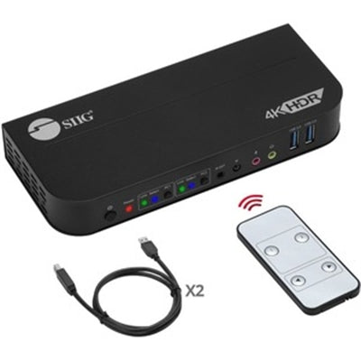 2x1 DP 4K KVM USB 3.0 Switch