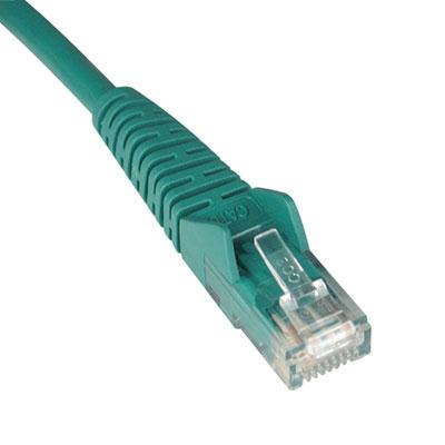 10FT CAT6 GREEN GIGABIT PATCH CORD SNAGLESS MOLDED RJ45