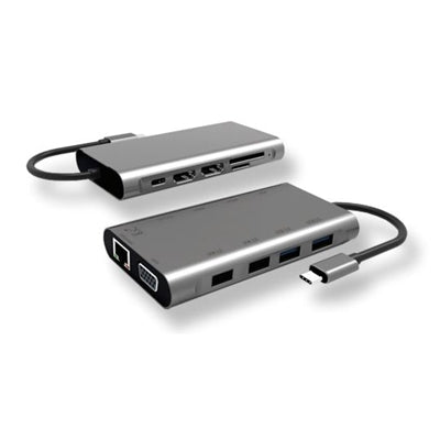 USB C 100W dual HDMI Mini Dock