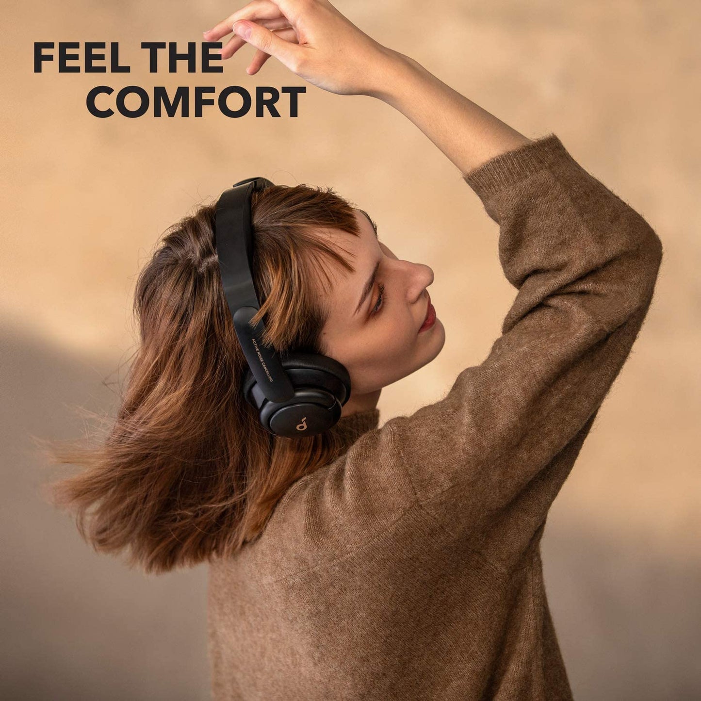 by Anker Life Q30 Hybrid Active Noise Cancelling Headphones with Multiple Modes, Hi-Res Sound, Custom EQ via App, 40H Playtime, Comfortable Fit, Bluetooth, Multipoint Connection