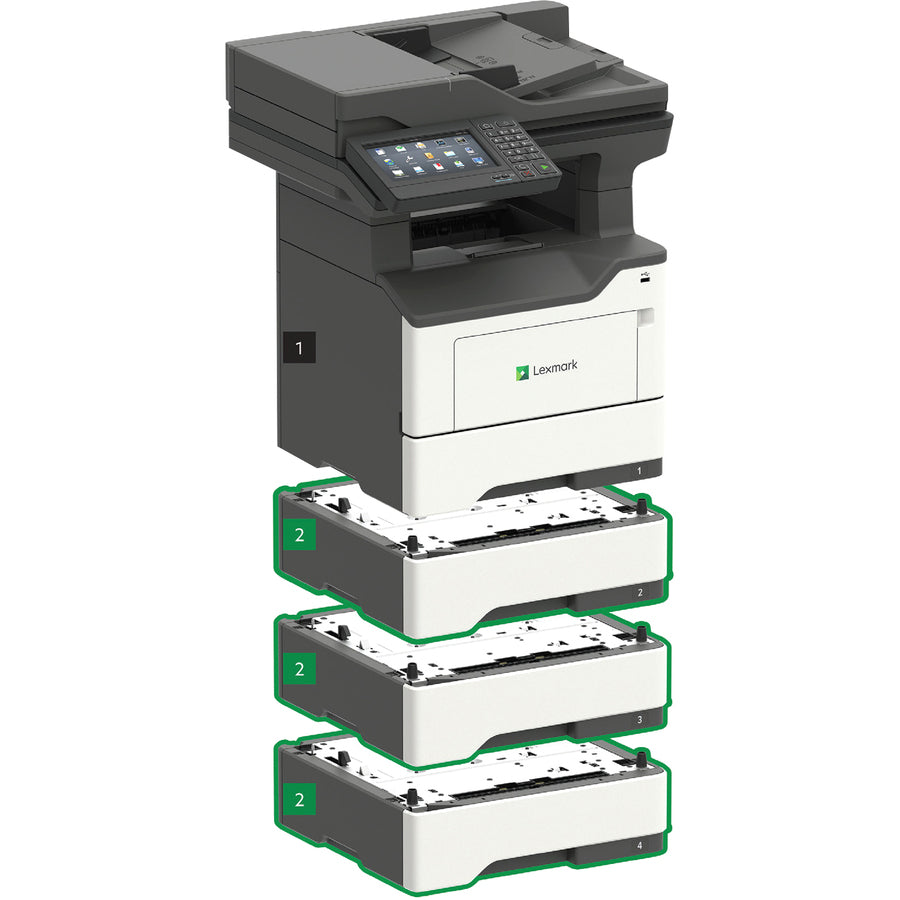 Lexmark MX622ade Laser Multifunction Printer - Monochrome