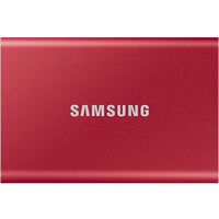 Samsung T7 MU-PC2T0R/AM 2 TB Portable Solid State Drive - External - PCI Express NVMe - Metallic Red