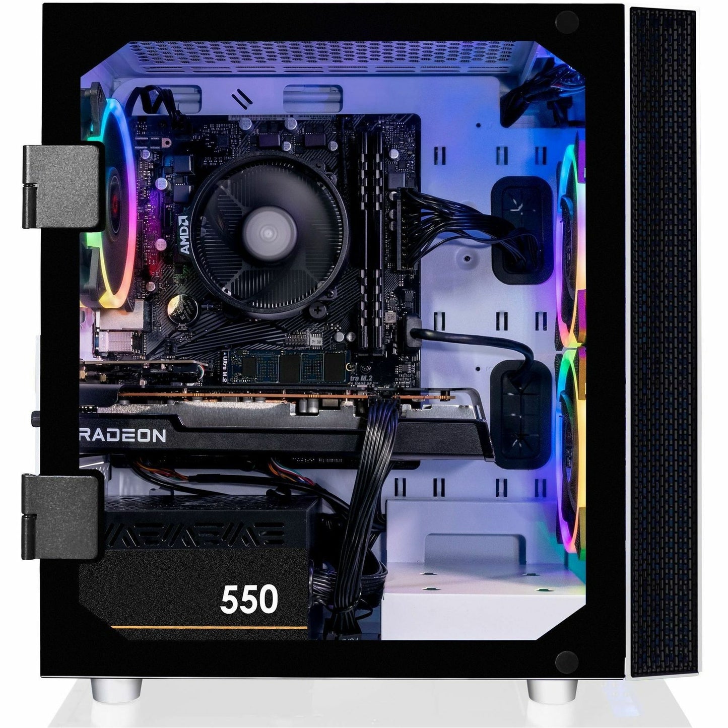 CLX SET TGMSETRXM2508WM Gaming Desktop Computer - AMD Ryzen 5 5600 Hexa-core (6 Core) 3.50 GHz - 16 GB RAM DDR4 SDRAM - 1 TB M.2 PCI Express NVMe SSD - Micro Tower - White