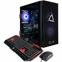 CLX SET TGMSETRTA3505BM Gaming Desktop Computer - Intel Core i7 12th Gen i7-12700F Dodeca-core (12 Core) 2.10 GHz - 16 GB RAM DDR4 SDRAM - 2 TB HDD - 1 TB M.2 PCI Express NVMe SSD - Mini-tower - Black