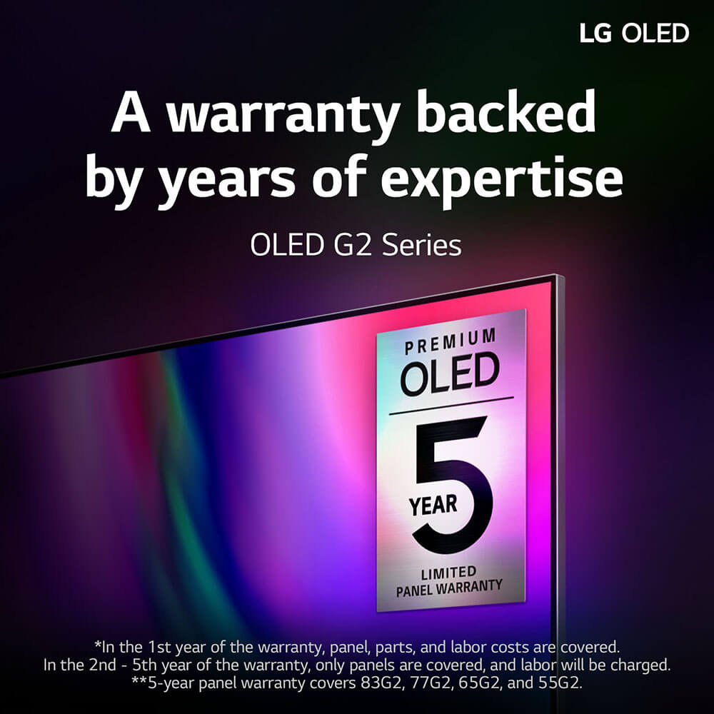 LG OLED55G2P G2 55 inch OLED evo Gallery Edition TV with AI ThinQ-