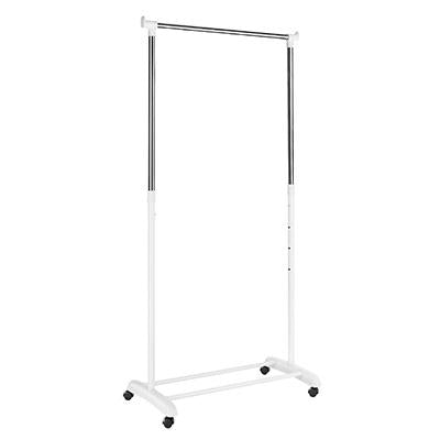 Adjustable Garment Rack Wht