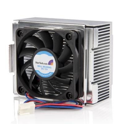 StarTech.com 85x70x50mm Socket 478 CPU Cooler Fan with Heatsink & TX3 Connector - 478 P4 Ball Bearing CPU Cooler Fan with Heatsink - Processor cooler - ( Socket 423, Socket 478 ) - aluminum