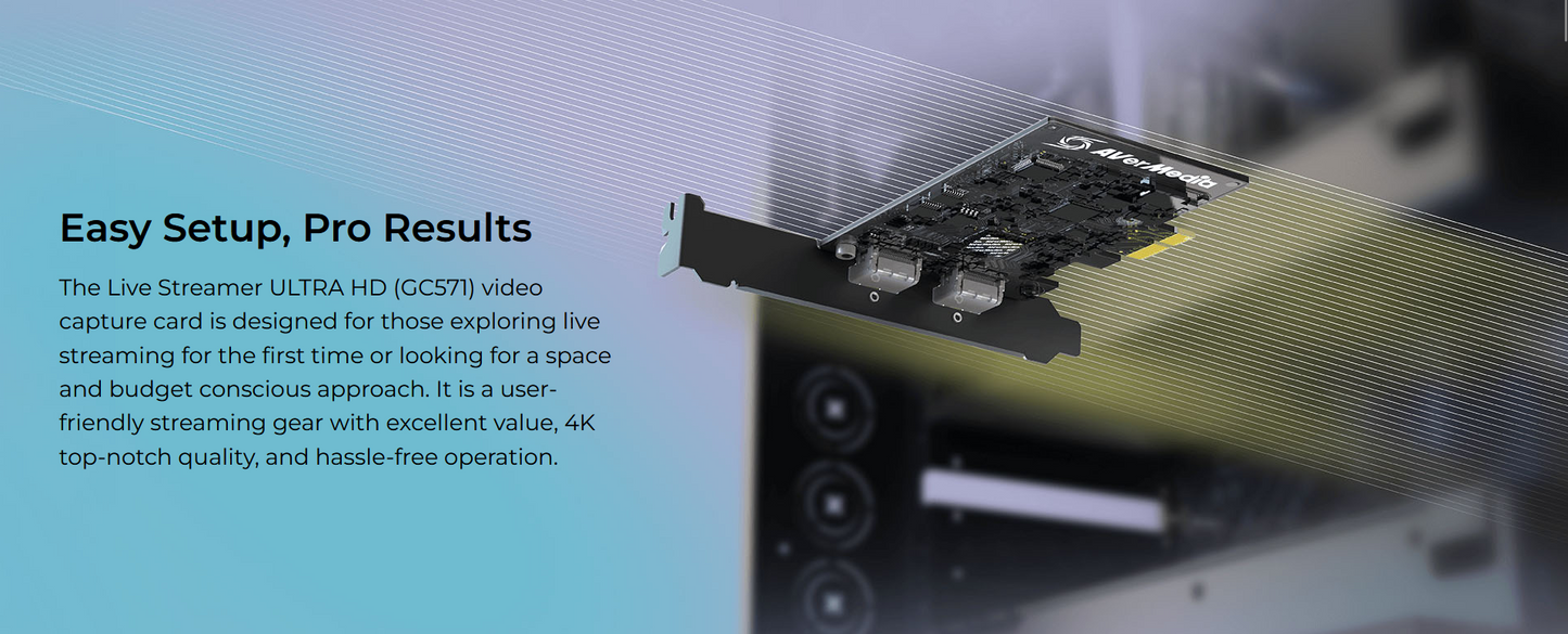 AVerMedia Live Streamer ULTRA HD GC571 Video Capturing Device