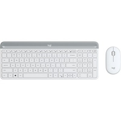 MK470 Slim Wrls KB Mouse White