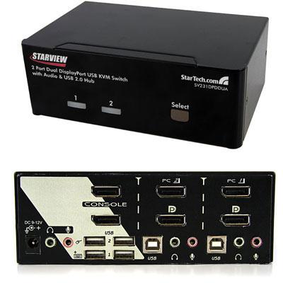 DisplayPort USB KVM Switch TAA