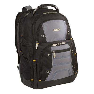 Targus Drifter II TSB239US Carrying Case Rugged (Backpack) for 17" Notebook - Black, Gray